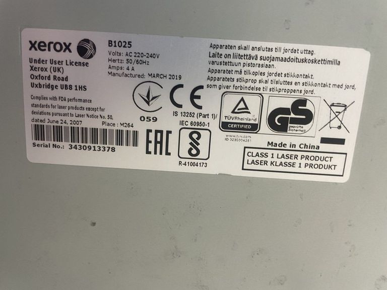 Дешиво Xerox B1025 (B1025V_B) с ломбарда