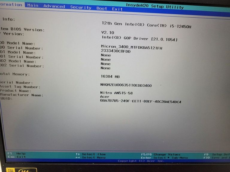 Оголошення Acer 15/core i5-12450h ddr5/16gb ddr5/ssd 512 gb/geforce rtx2050 4gb Б/У