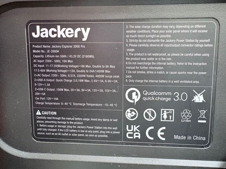 Розпродаж Jackery explorer 2000 pro, продавець Техноскарб