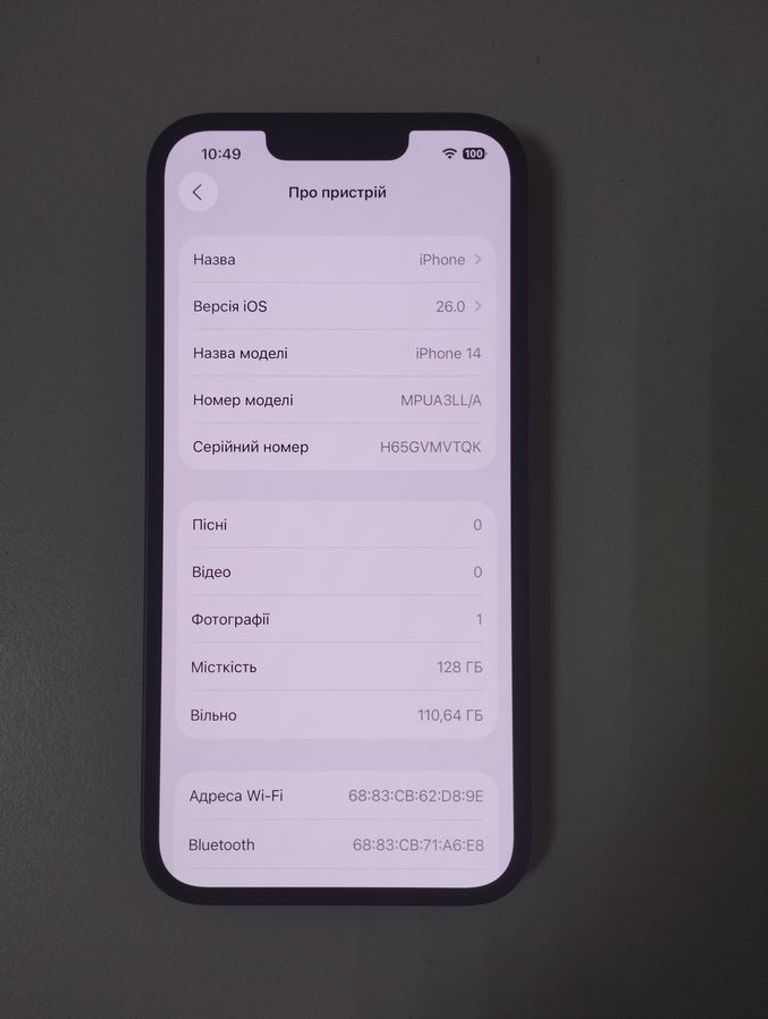 Розпродаж Apple iphone 14 128gb, продавець Техноскарб