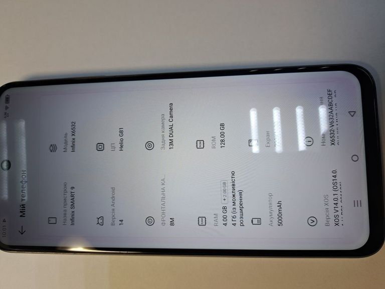 Infinix smart 9 4/128gb Код:01-200919223. Зображення 7