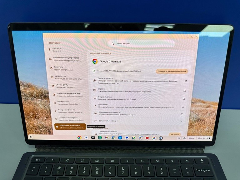 Lenovo duet 5 chrombook 13q7c6 8/128gb Код:01-200938493. Зображення 11