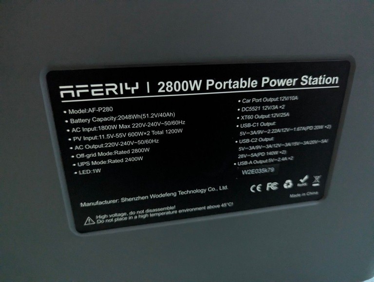 Aferiy AF-P280 Код:01-200938228. Изображение 8