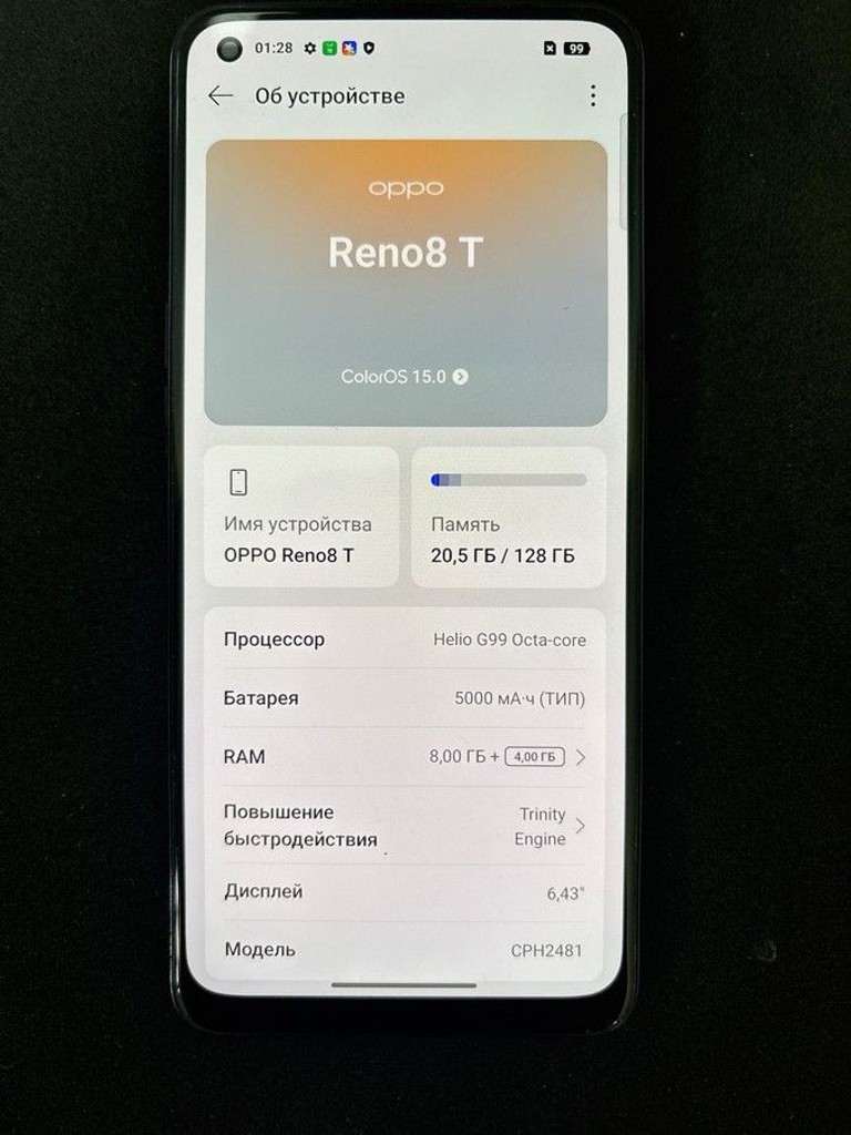 Oppo reno8 t 8/128gb Код:01-200955921. Зображення 6