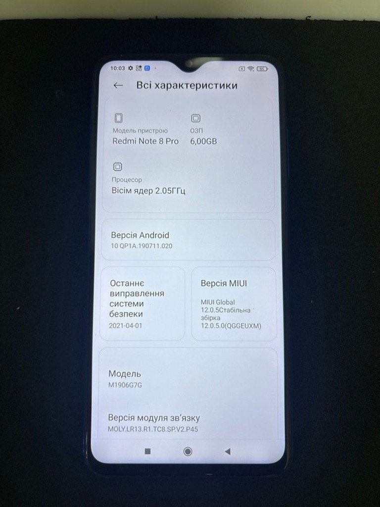 Xiaomi Redmi Note 8 Pro 6/128GB Blue Код:01-200955949. Зображення 5