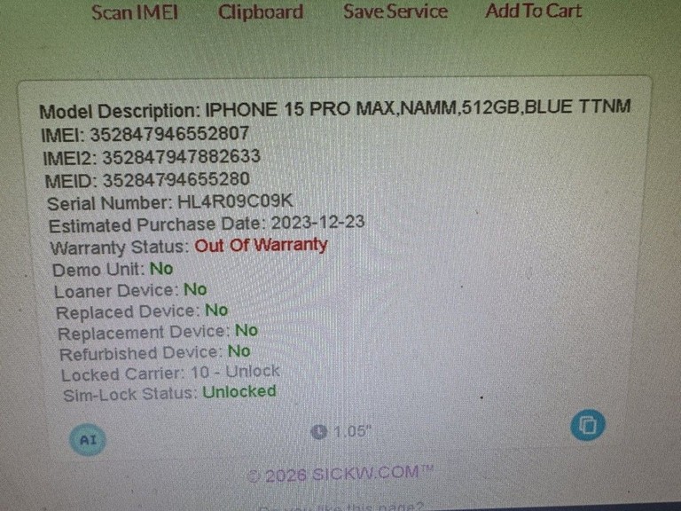 Apple iphone 15 pro max 512gb esim Код:01-200990045. Зображення 6