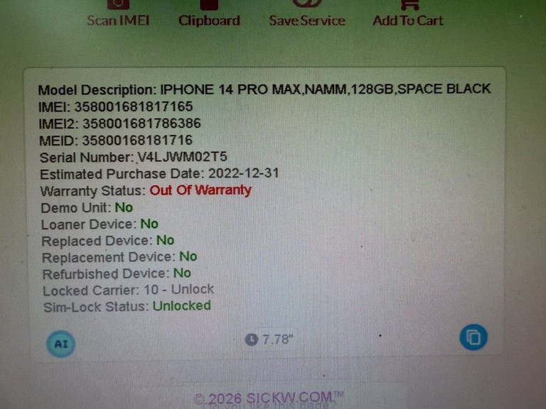 Объявление Apple iphone 14 pro max 128gb esim Б/У
