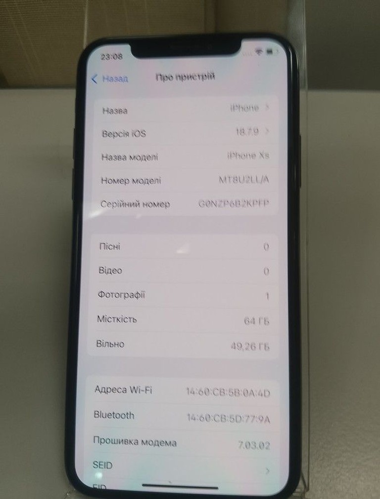 Apple iphone xs 64gb Код:01-201075945. Зображення 5