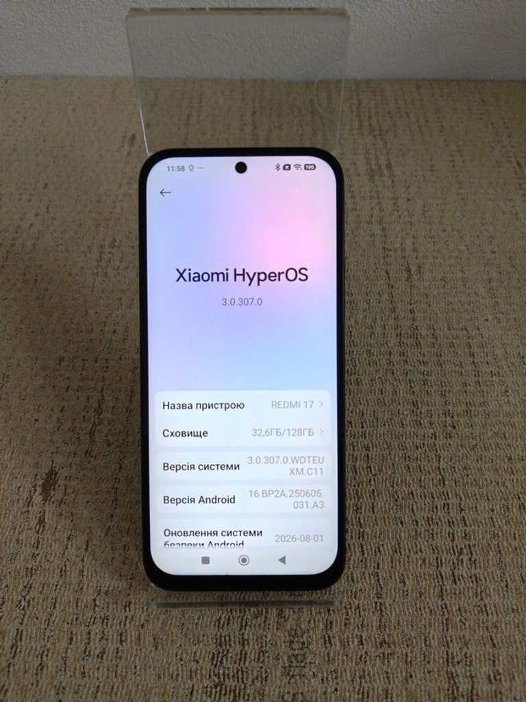 Дешево Xiaomi Redmi 17 4/128GB Black з ломбарду