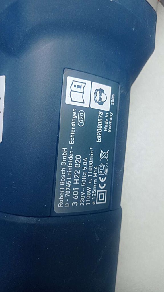 Bosch gws 11-125 ci Код:2000004147150. Изображение 10