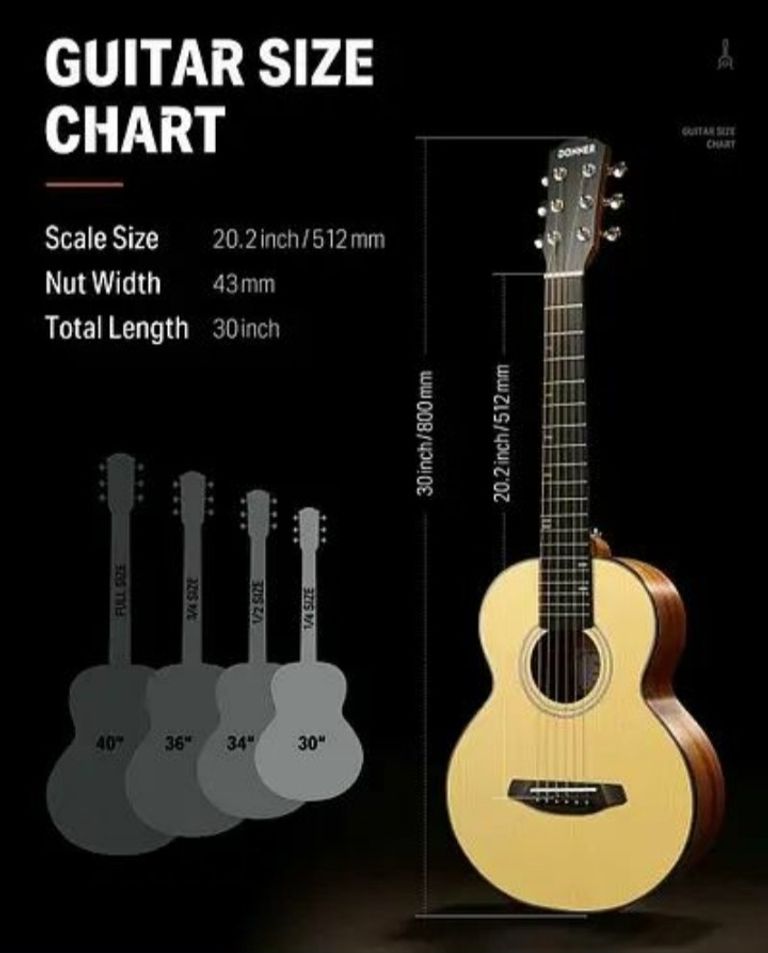 Акустична гітара Donner DAL-110D: Компактність, якість та стиль у кожному акорді. НОВА! Код:null. Зображення 10