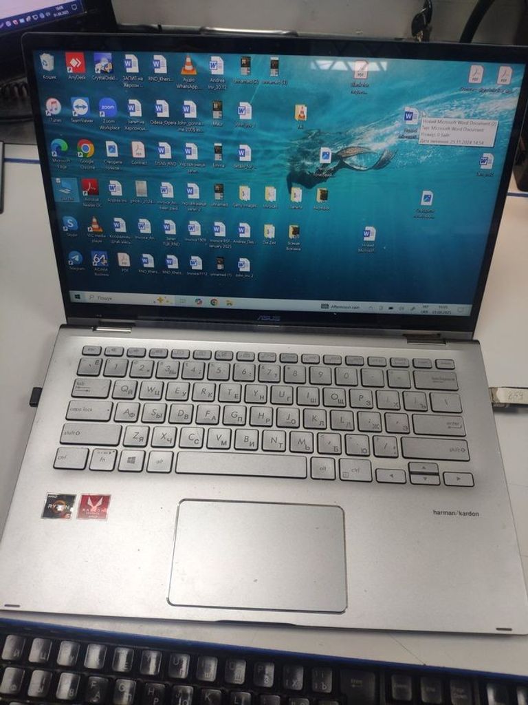 Asus 14/ryzen 5 3500u ddr4/12gb ddr4/hdd *відсутній/ssd 256 gb/*інтегрована Код:01-200778759. Изображение 5