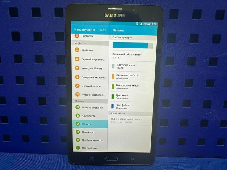 Samsung galaxy tab a sm-t285 lte 8gb Код:01-200801654. Изображение 10