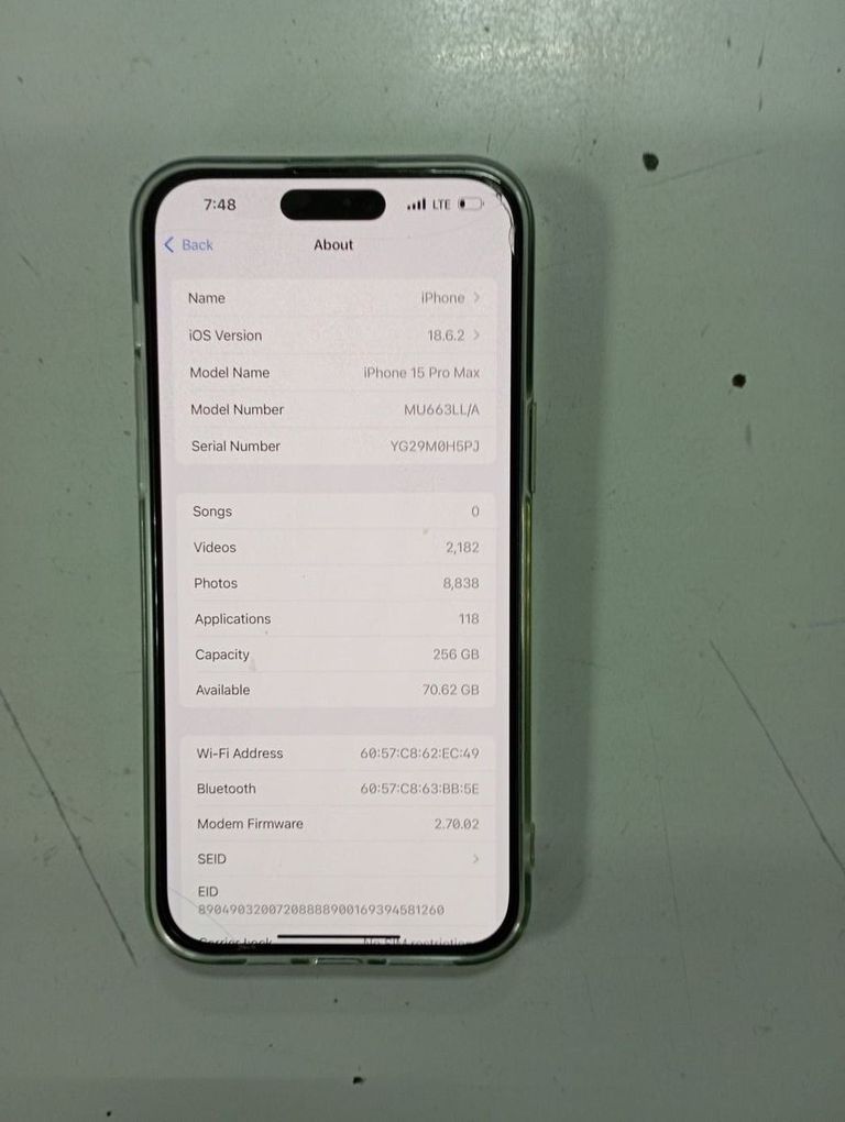 Apple iphone 15 pro max 256gb Код:01-200806418. Изображение 6