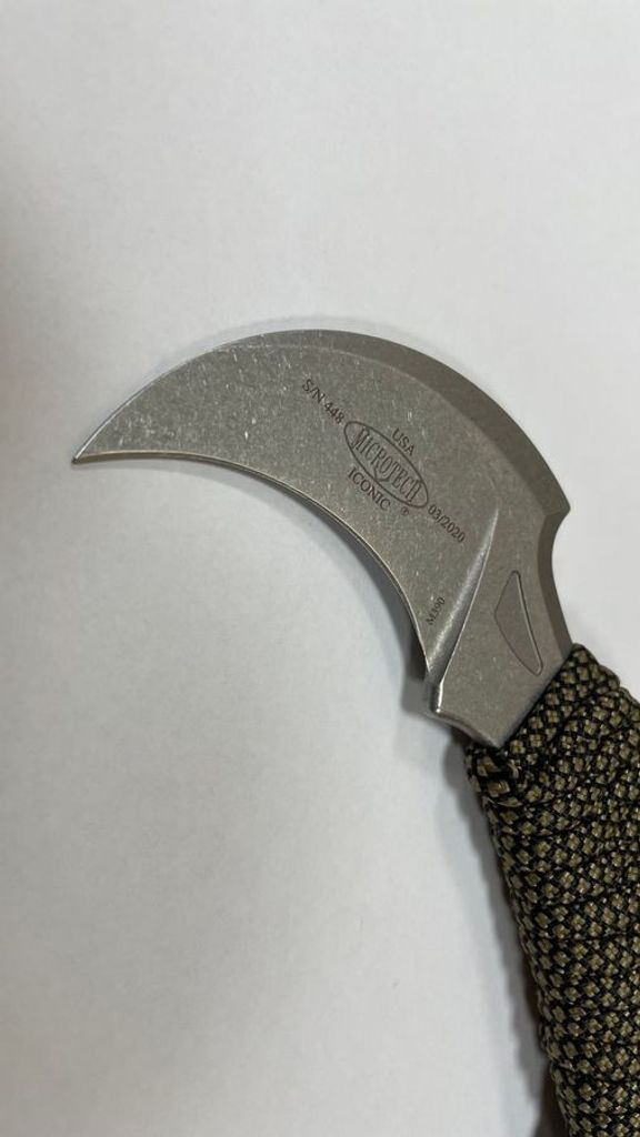 Объявление Microtech Iconic Fixed Stonewash (118-10R) Б/У