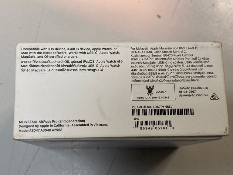 Apple airpods pro 2nd generation with magsafe charging case usb-c Код:01-200858333. Зображення 5