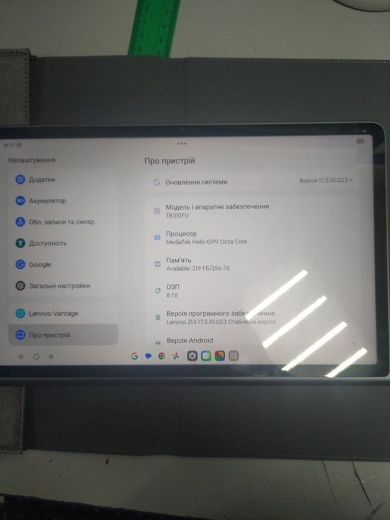 Оголошення Lenovo tab plus tb351fu 8/256gb Б/У