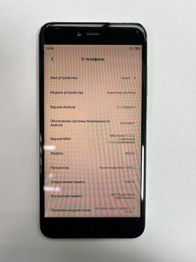 Оголошення Xiaomi redmi note 5a prime 3/32gb Б/У