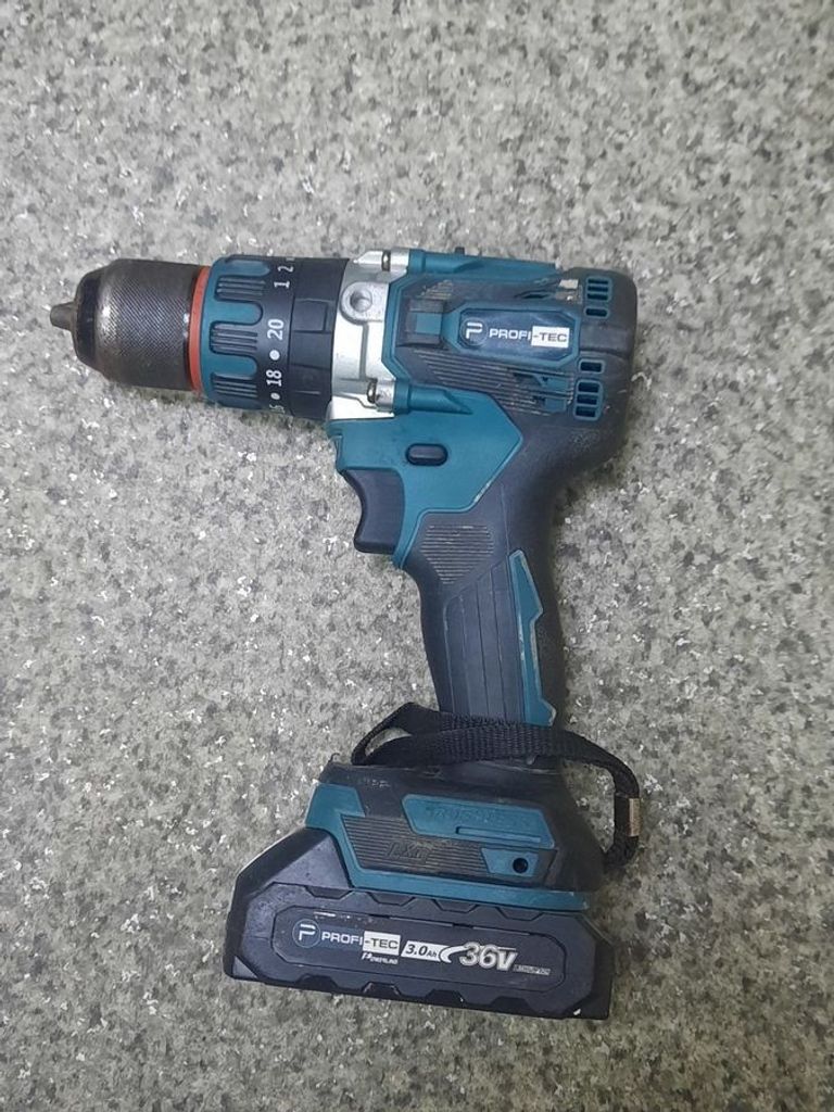 Объявление Profi-tec DHP485BL POWERLine 2хPT2040MP 4.0 Аг, ЗП (006269) Б/У