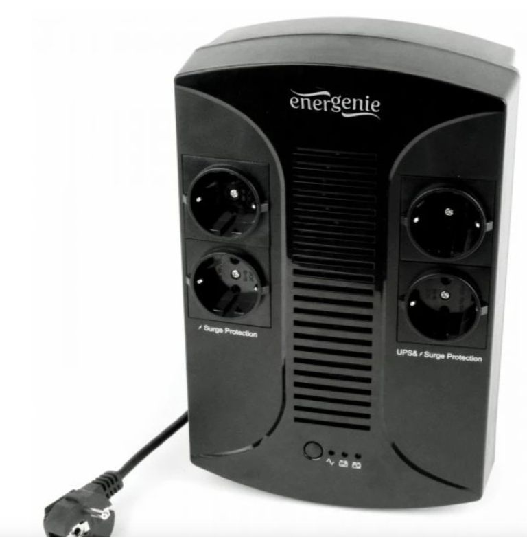 Купити ДБЖ EnerGenie EG-UPS-001 із стабілізатором змінної напруги, 650 ВтA Б/У