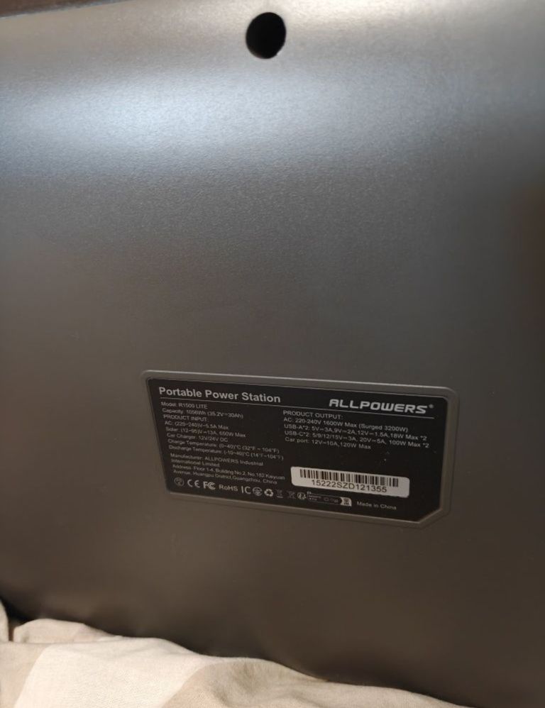 Дешево Зарядна станція AllPowers R1500, LiFePO4, UPS. Новая! з ломбарду