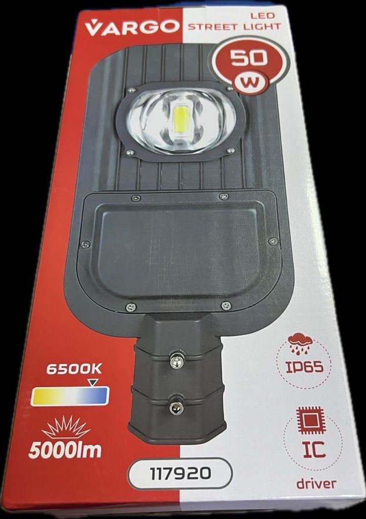 Розпродаж LED прожектор c датчиком движения VARGO 50W 220V 6500K, продавець Техноскарб