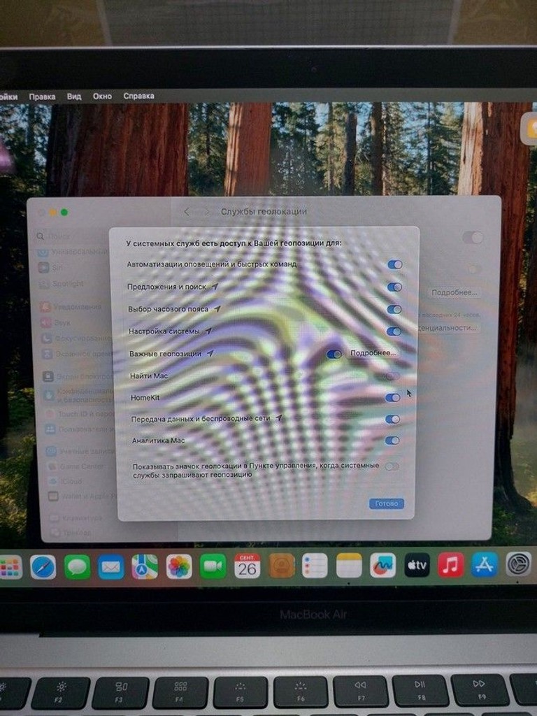 Apple macbook air 13" 2020 a2179 core i3 1,1ghz/ram8gb/ssd256gb/intel iris plus graphics Код:01-200925592. Зображення 8