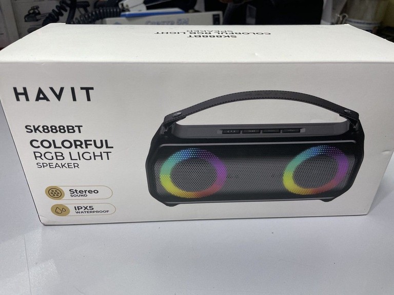 Купить Havit HV-SK888BT 10W RGB Black Б/У