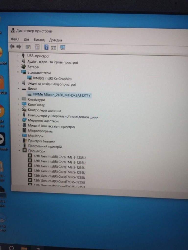 Acer 15/core i5-1235u ddr5/16gb ddr5/hdd *відсутній/ssd 512 gb/*інтегрована Код:01-200997343. Зображення 9