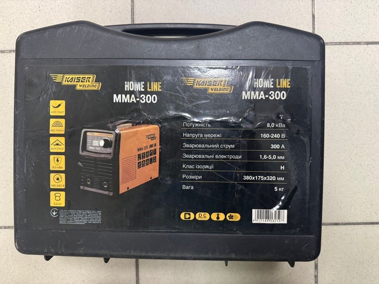 Оголошення Kaiser welding MMA-300 Home Line Б/У