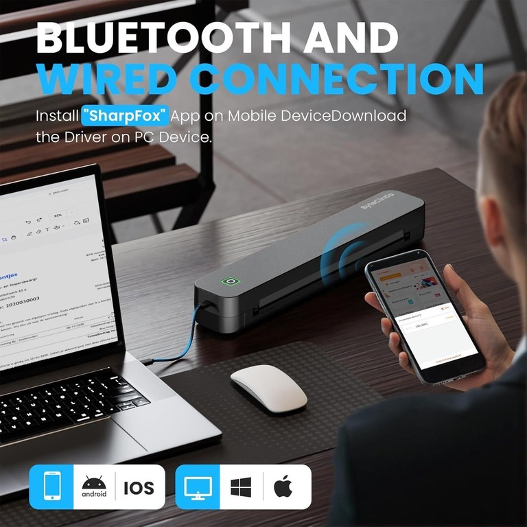 Дешево термопринтер C80 з Bluetooth, з ломбарду