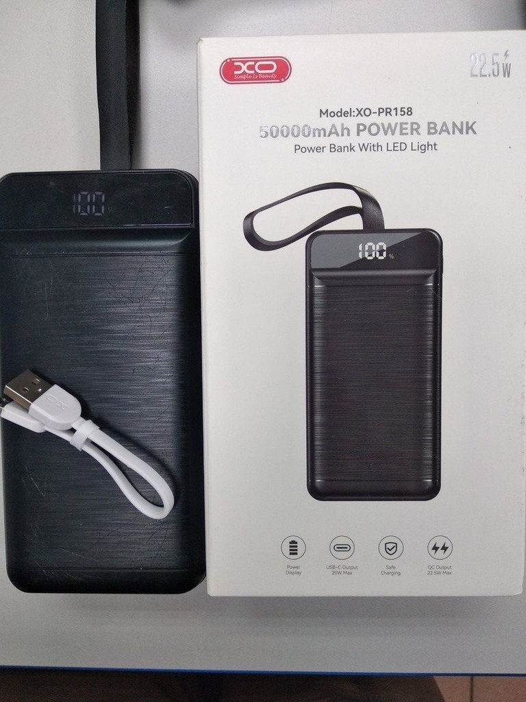 Купити Xo PR158 50000mAh 22.5W Black Б/У