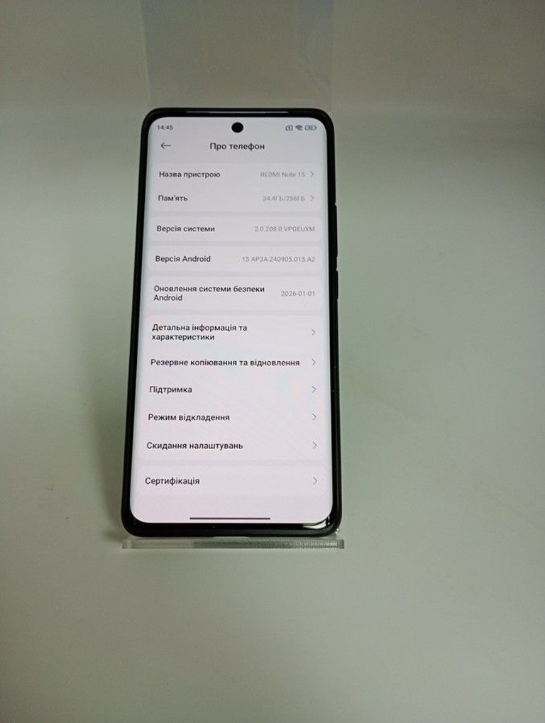Купить Xiaomi Redmi Note 15 4G 8/256GB Black Б/У