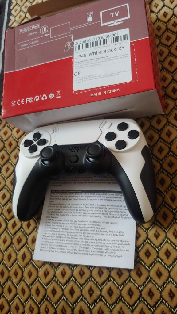 Оголошення Джойстик ПК Dualshock 4 Sony Playstation 3, 4 Игровой геймпад беспроводный Gaminja P48 новый Б/У