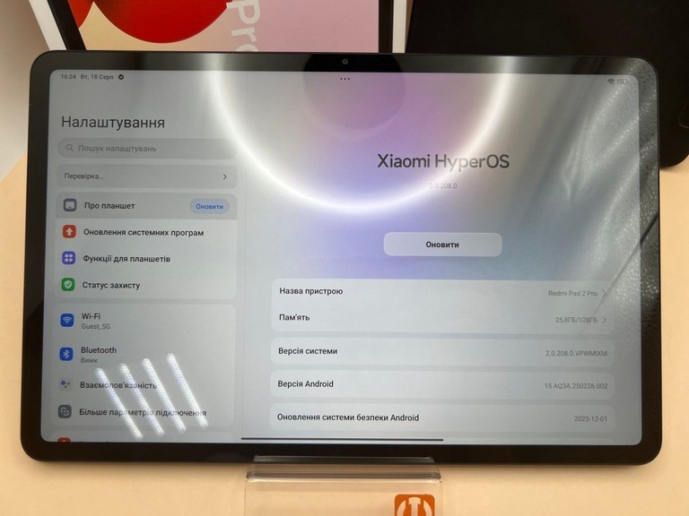 Xiaomi Redmi Pad 2 Pro 5G 6/128GB Graphite Gray (VHU6151EU) Код:01-201077097. Зображення 11