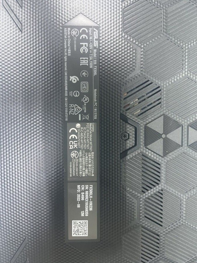 Дешево Asus 15/core i5-10300h ddr4/16gb ddr4/hdd *відсутній/ssd 512 gb/geforce gtx1650ti 4gb з ломбарду