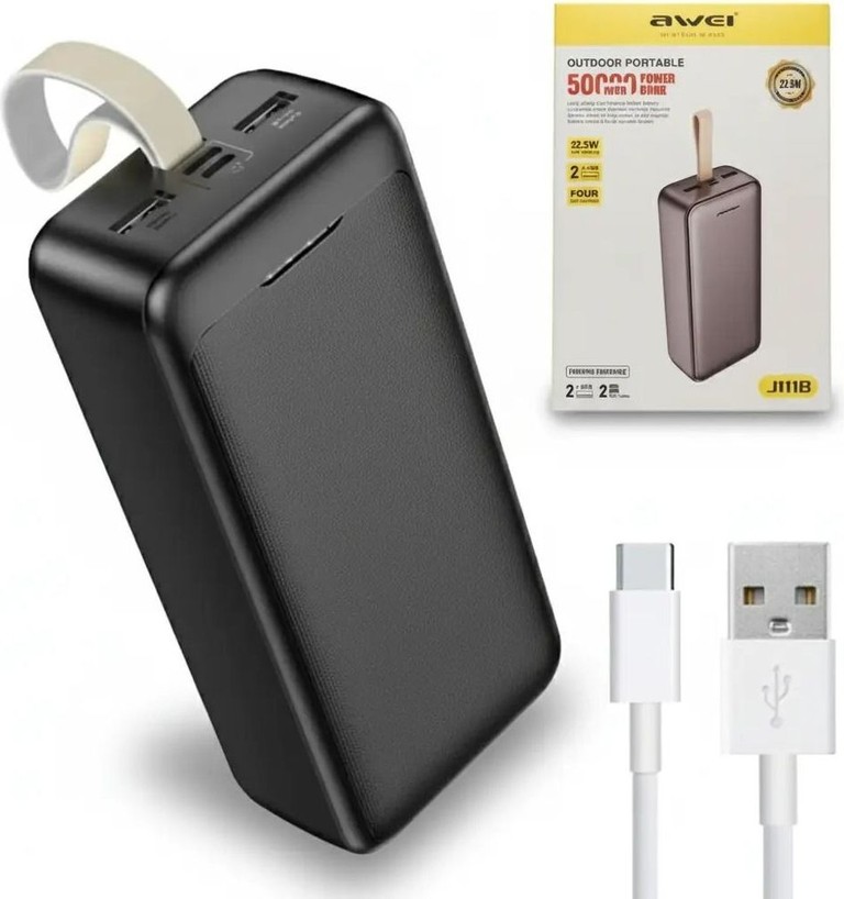 AWEI J111B 50000 mAh 22.5W Код:null. Изображение 4