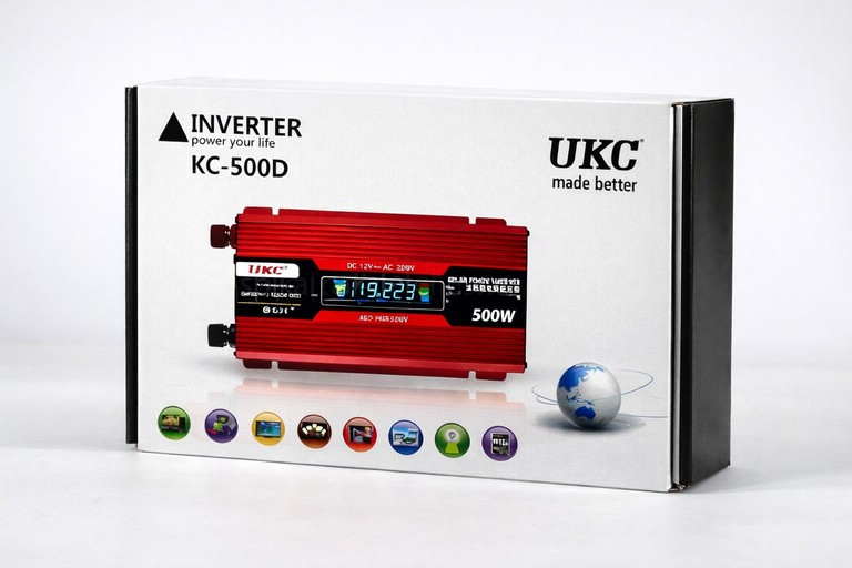 Оголошення Перетворювач AC/DC KC-500D 500W+lcd, Інвертор у машину Б/У