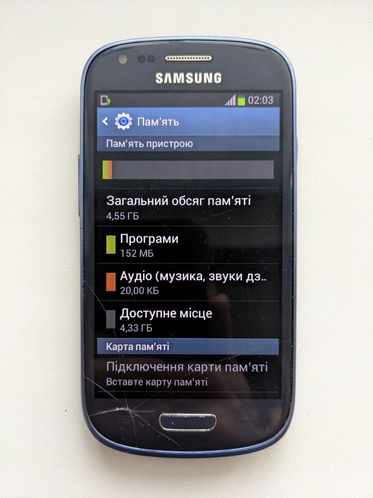 Оголошення Samsung i8190 galaxy s3 mini 4gb Б/У