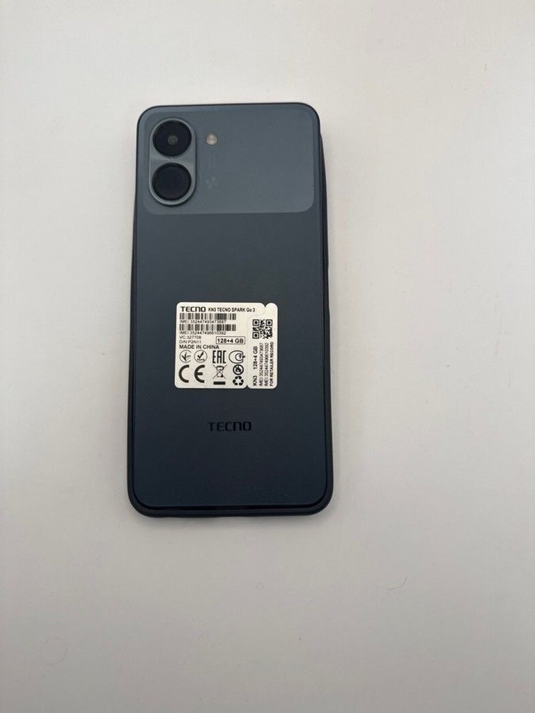 Дешиво Tecno Spark Go 3 4/128GB Ink Black (4894947105272) с ломбарда