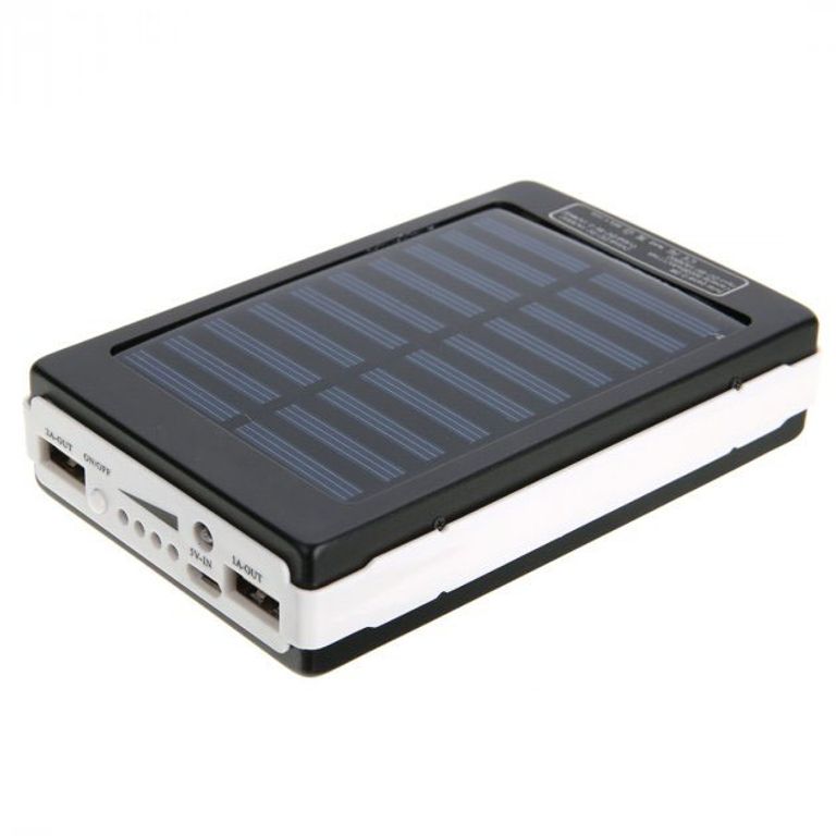 УМБ Power Bank Solar 90000 mAh мобільне зарядне з сонячною панеллю та лампою, Power Bank Charger Батарея