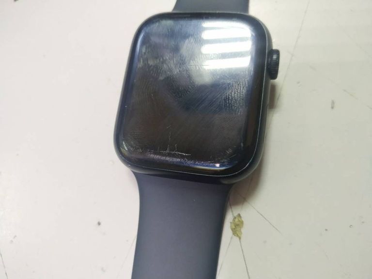 Купить Apple watch series 7 gps 45mm aluminum case with sport Б/У