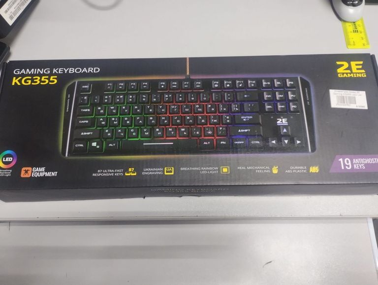 Купить 2E gaming kg355 led 87key usb Б/У