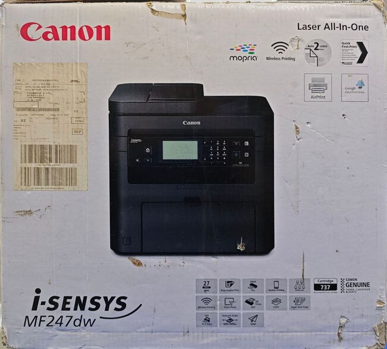 Оголошення Canon canon i-sensys mf247dw with wi-fi Б/У