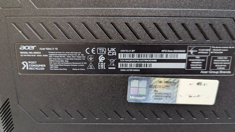 Acer 16/ryzen 5 8645hs ddr5/16gb ddr4/hdd *відсутній/ssd512gb+ssd 2tb/geforce rtx4050 6gb Код:01-200627940. Изображение 9