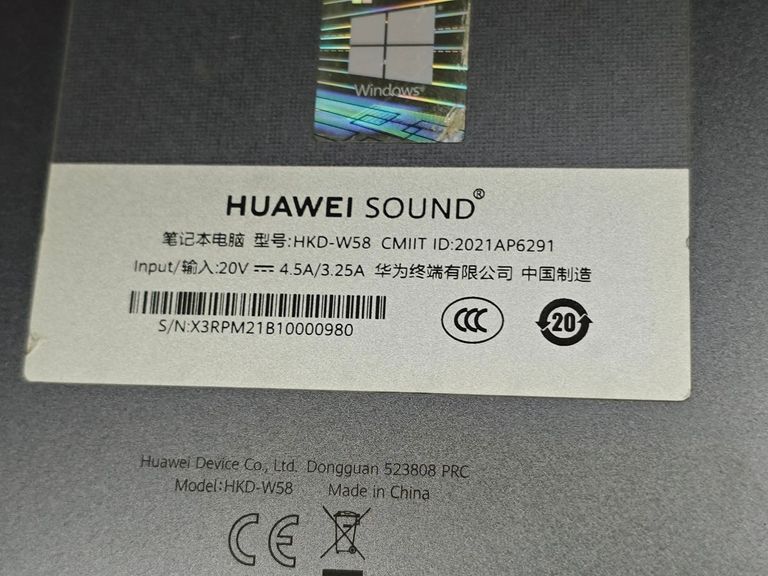 Huawei 14/core i5-11300h ddr4/8gb ddr4/ssd 500 gb/*інтегрована Код:01-200623253. Изображение 18