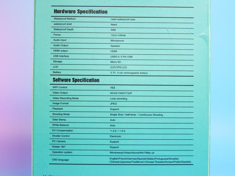 Action 5k 4k 60fps + 64gb Код:null. Изображение 7