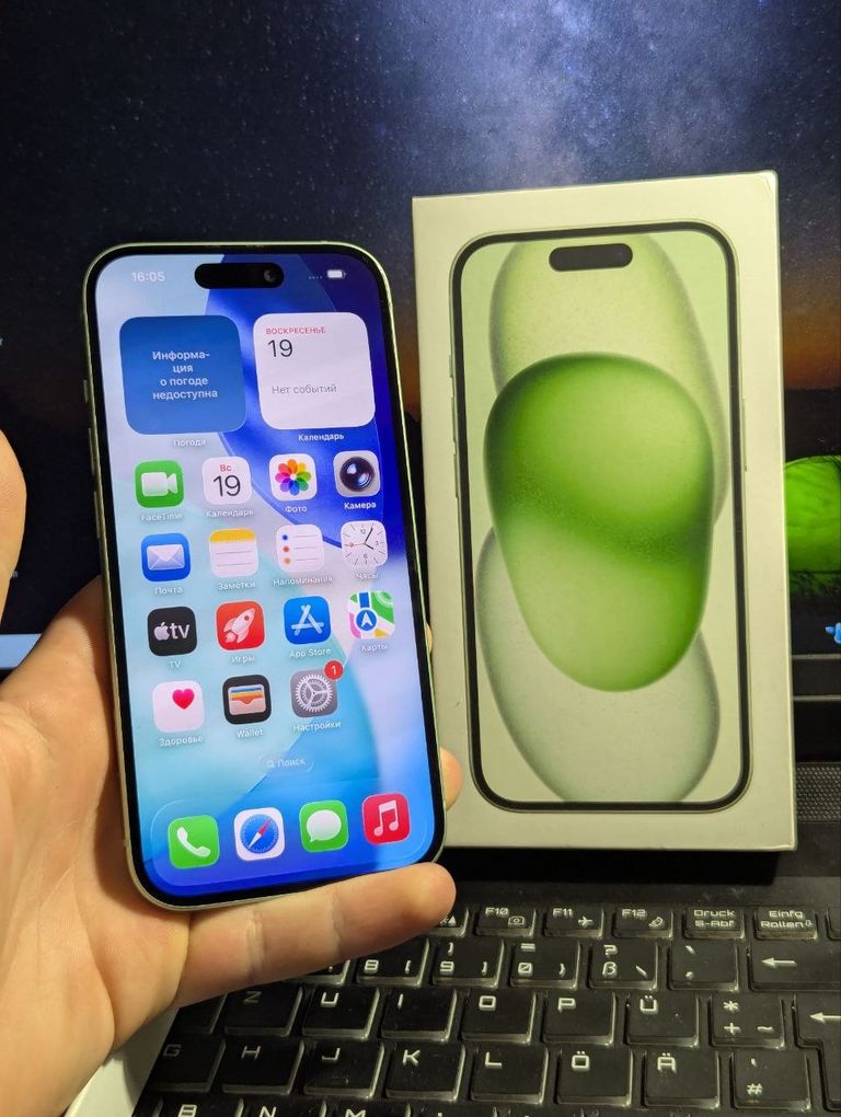 Купить Apple iPhone 15 Plus 128GB Green (MU173) Б/У