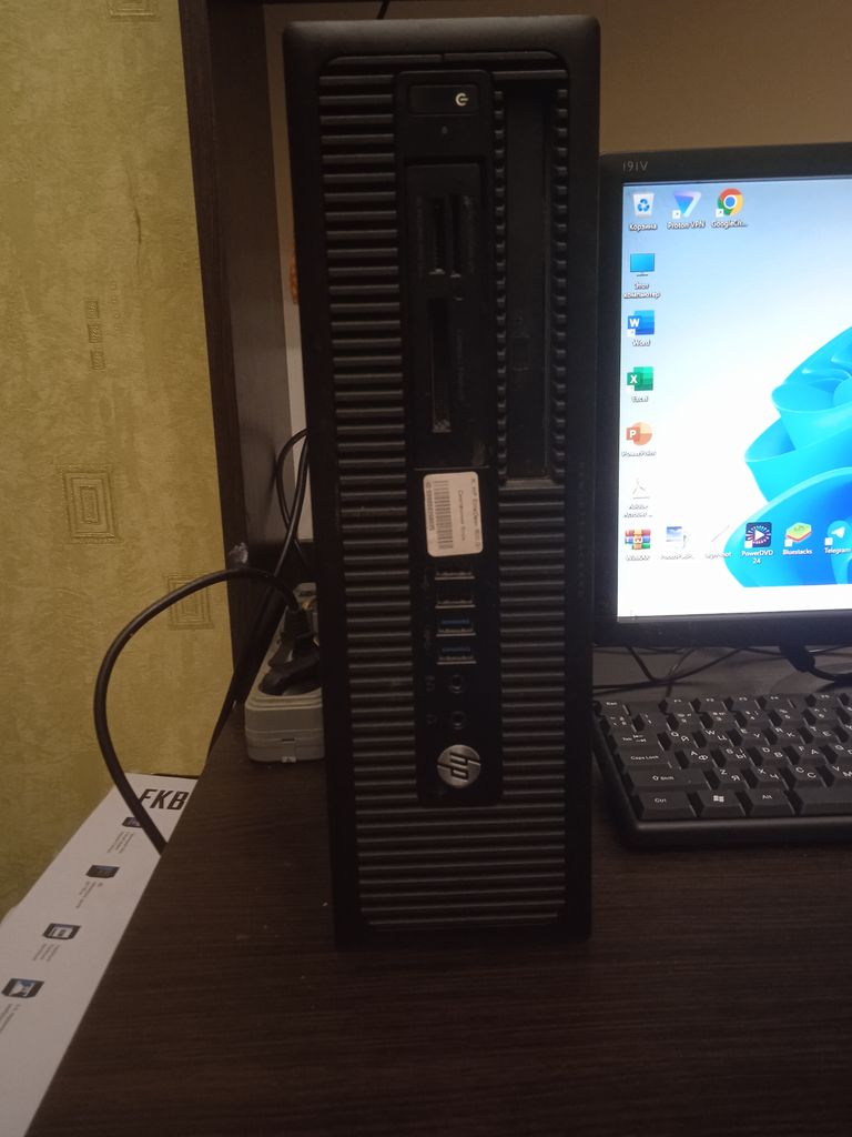 Объявление HP EliteDesk 800 G1 SFF+Монитор+клавиатура+мышь+Wi-Fi Б/У