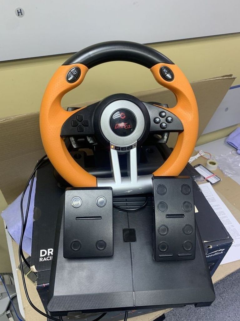 Купить Speed-Link drift o.z. racing wheel pc,-orange Б/У